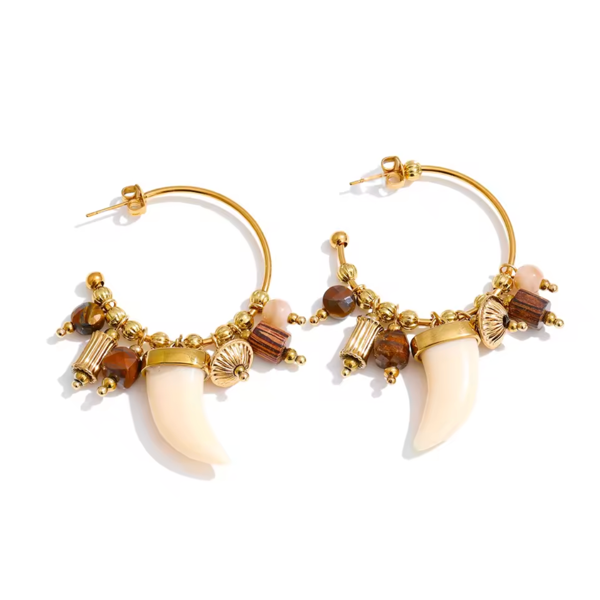 Sahara Boho Hoop Earrings
