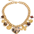 Siena Tortoiseshell Heart Necklace